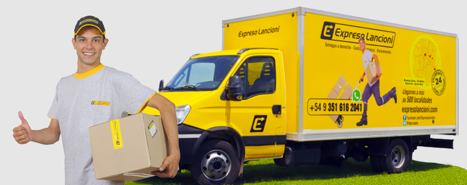 Diseño de nueva imagen comercial para unidades de reparto. Cliente: Expreso Lancioni SA. Slide